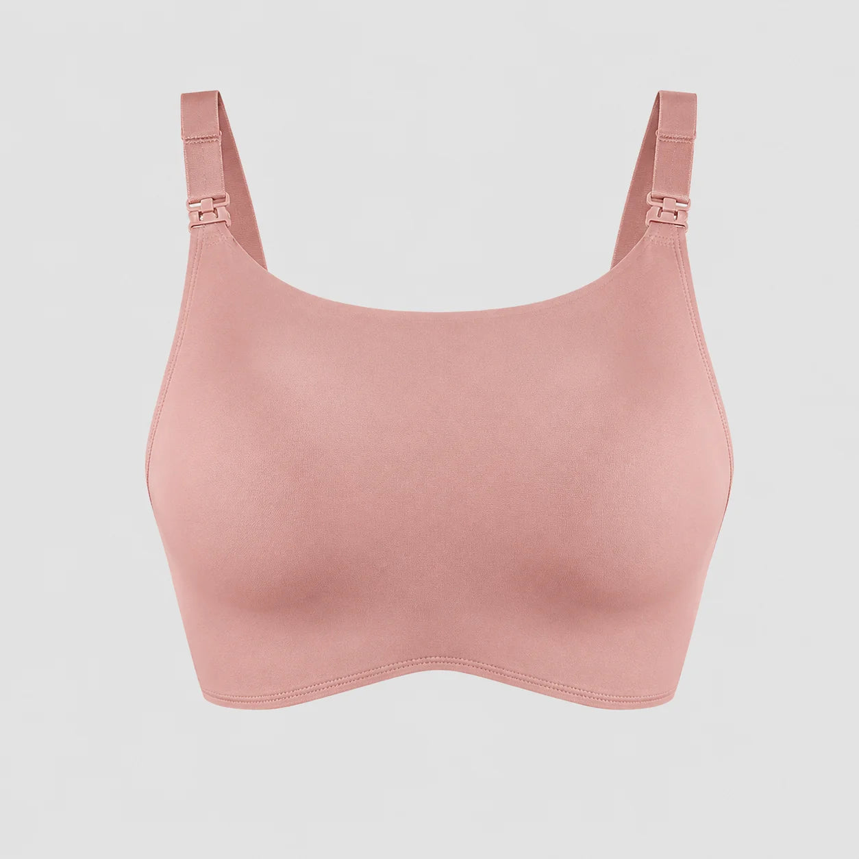 Everlooms MamaClip Seamless Nursing Bra - Blush Pink, 34