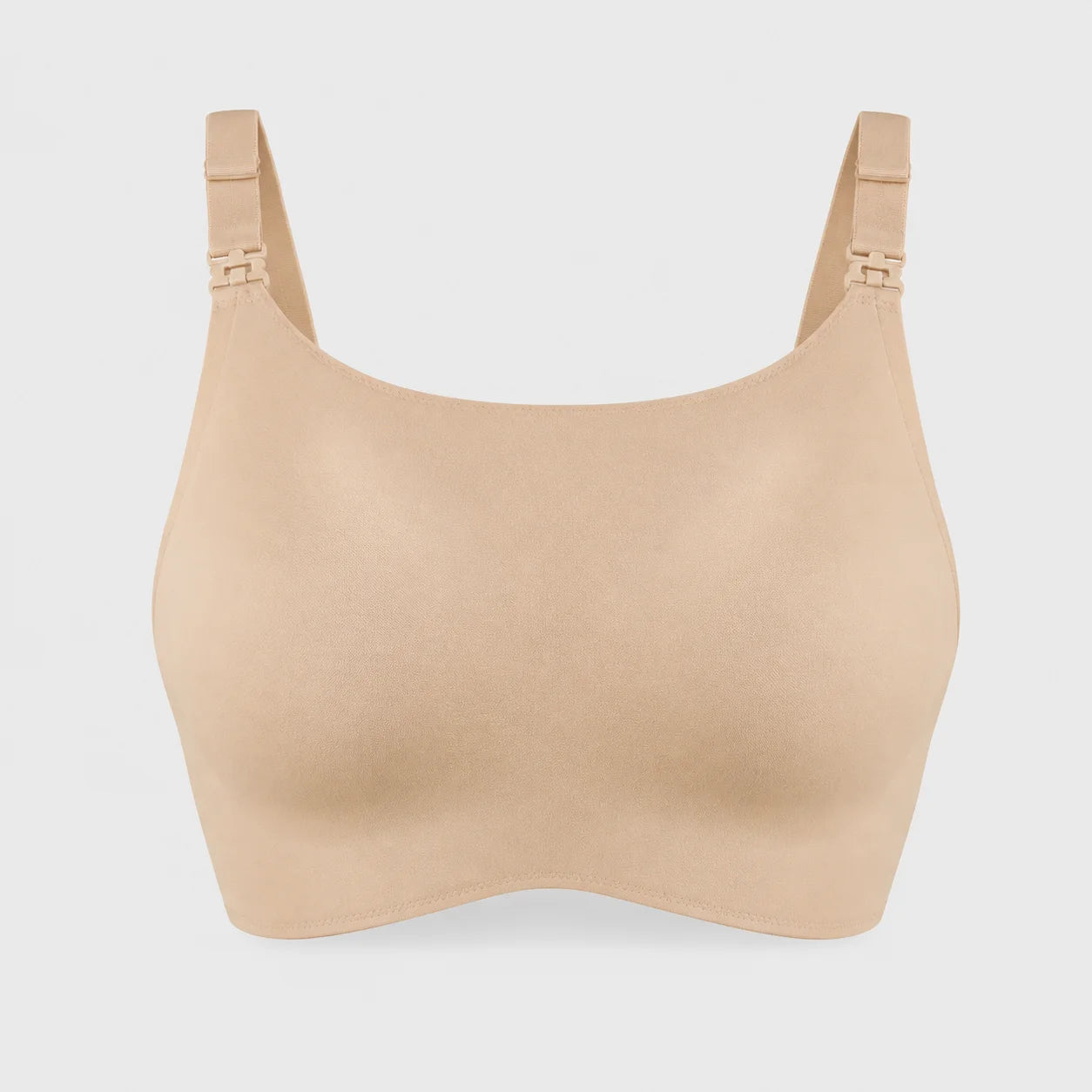 Everlooms MamaClip Seamless Nursing Bra - Beige, 34
