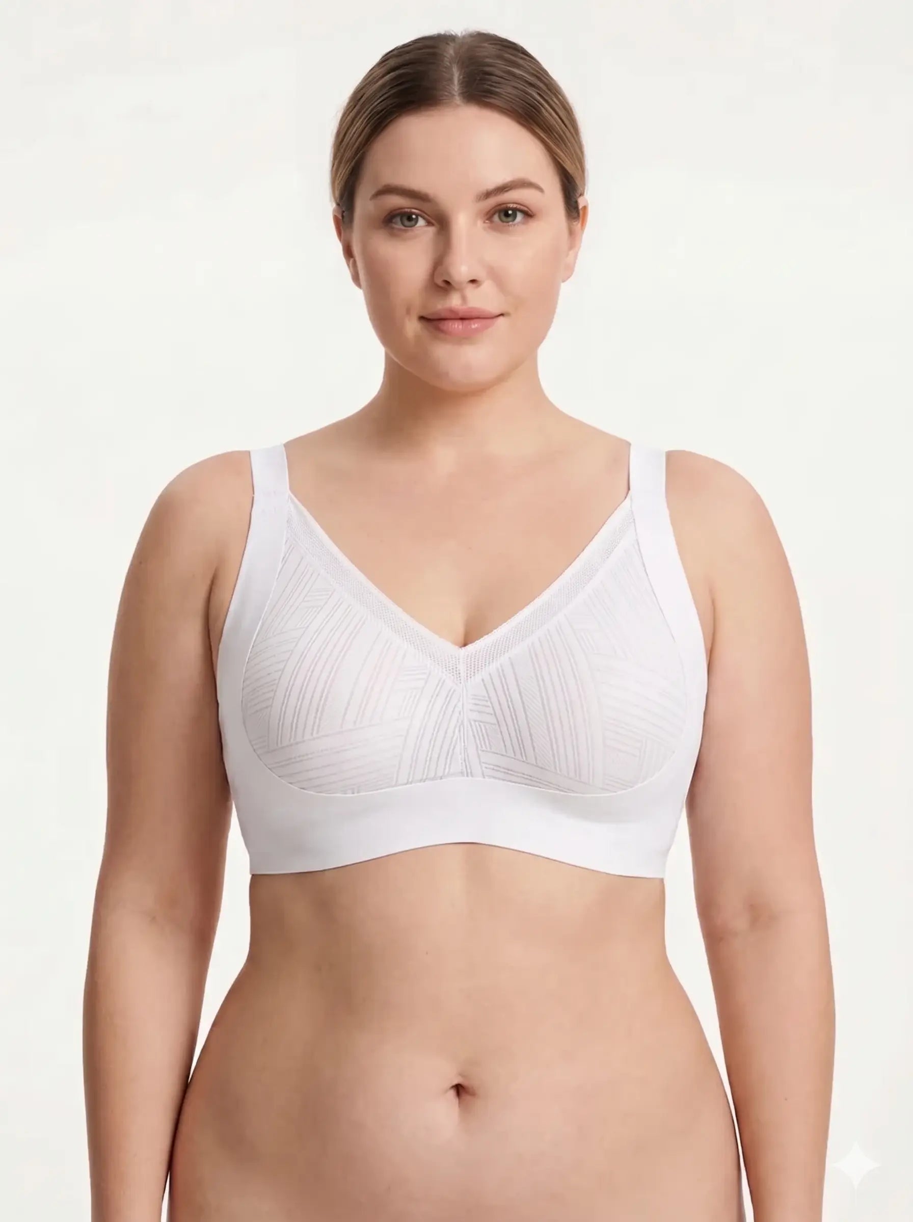 Everlooms ModalSculpt Comfort Bra - White, 32