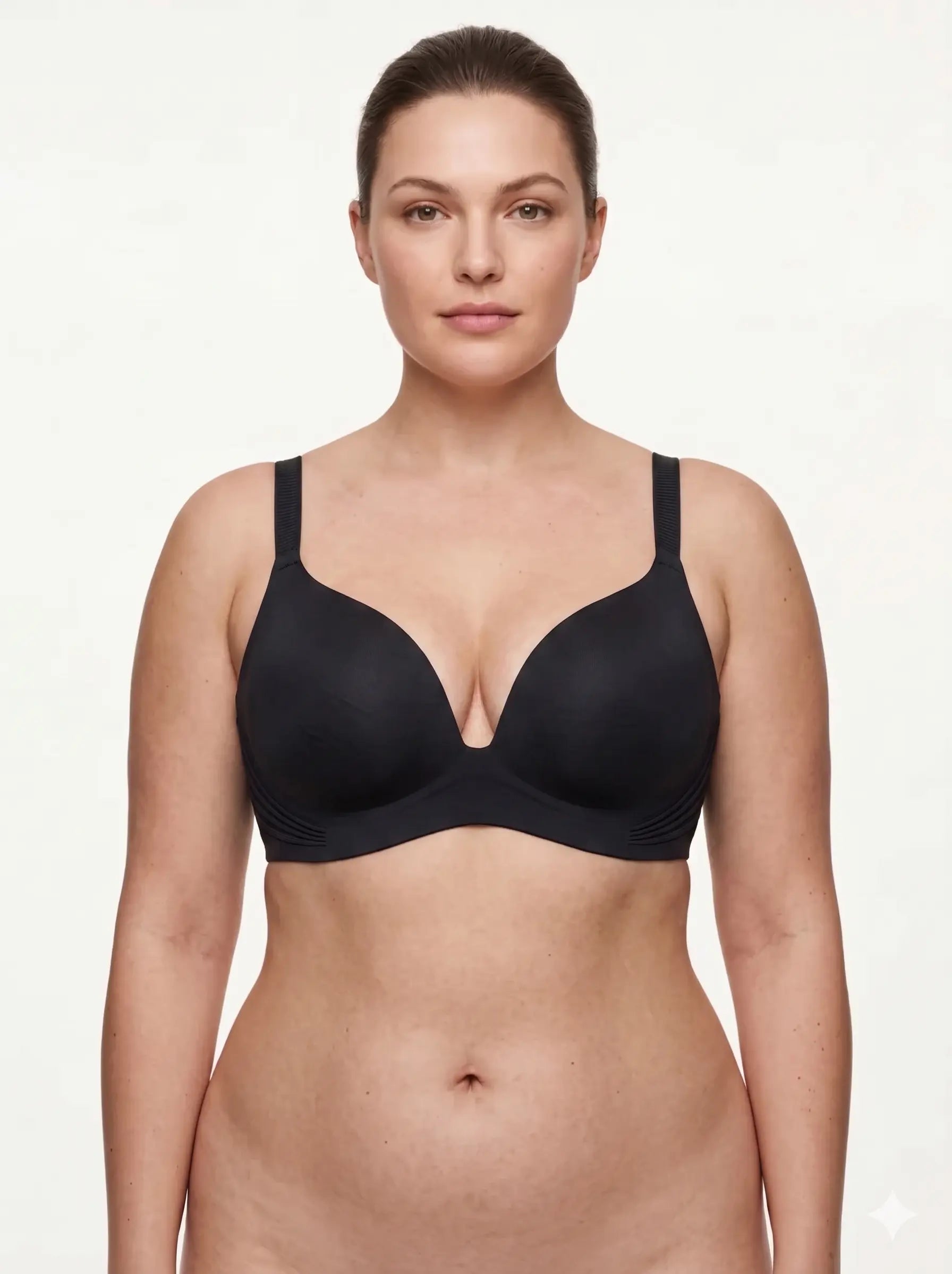 Everlooms Seamless CloudCurve Pushup Bra - Black, 32