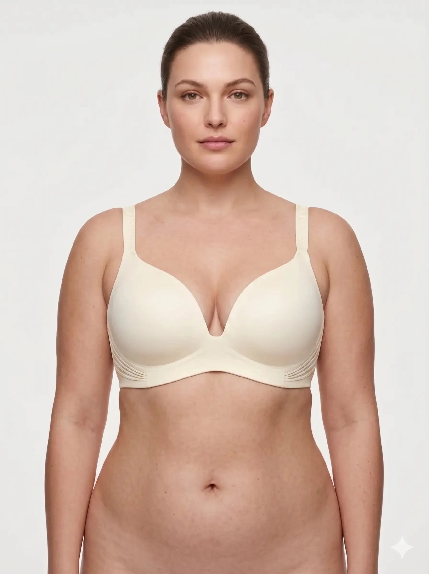 Everlooms Seamless CloudCurve Pushup Bra - Ivory, 32