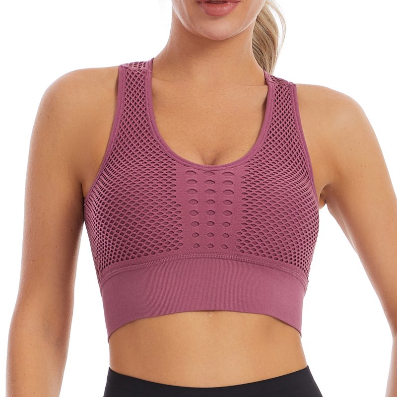 Everlooms Hollow-Back Beauty Bra - Rose Pink, M