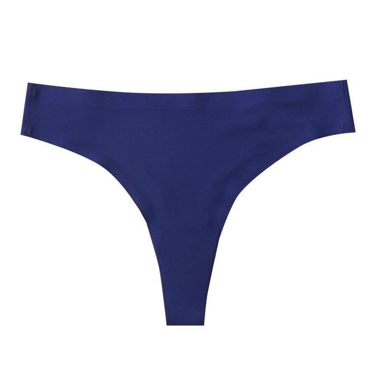 Everlooms BondFit Seamless Thong - Navy Blue, S