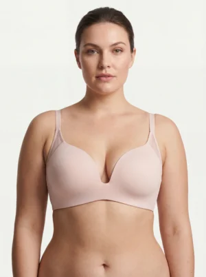 V-neck Shape Seamless Bra