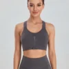 Everlooms PowerZip Lumber-Support Sports Bra
