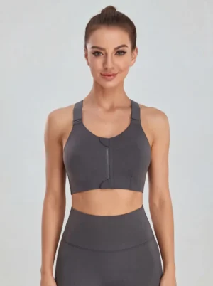 Everlooms PowerZip Lumber-Support Sports Bra